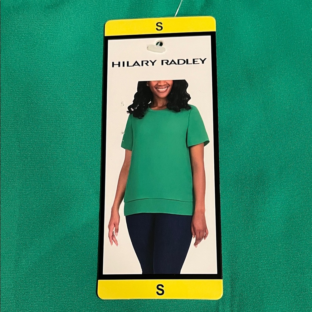 NWT Women's Hilary Radley Chic Emerald Blouse size XL